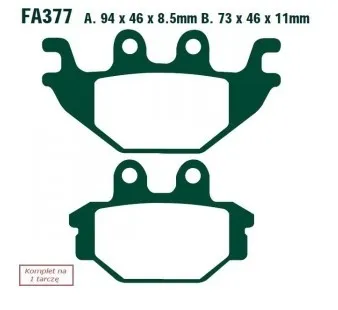 Filtro de ar FA377 EBC Brakes